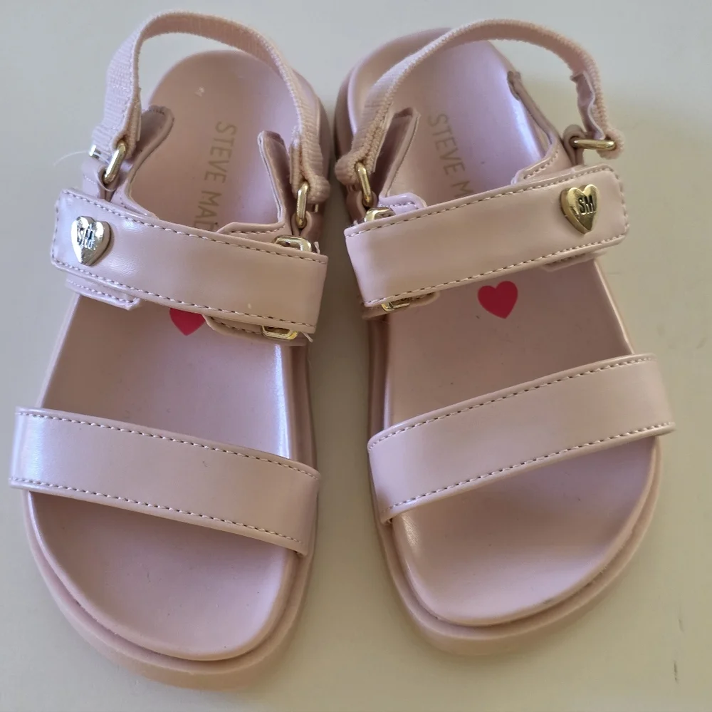 Steve Madden Breen Sandals Toddler Pink Size 9